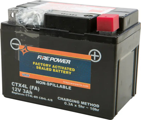 CTX4L-BS(FA) Battery Ctx4l/Ct4l Sealed Factory Activated 