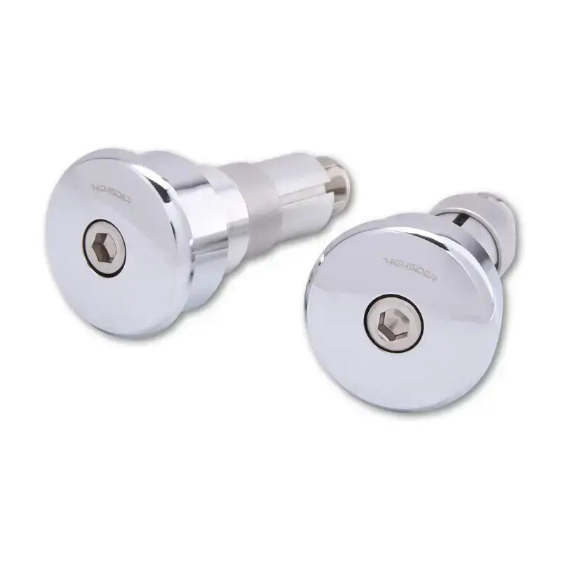 HIGHSIDER Curve Bar Ends Chrome Pair for Powersports