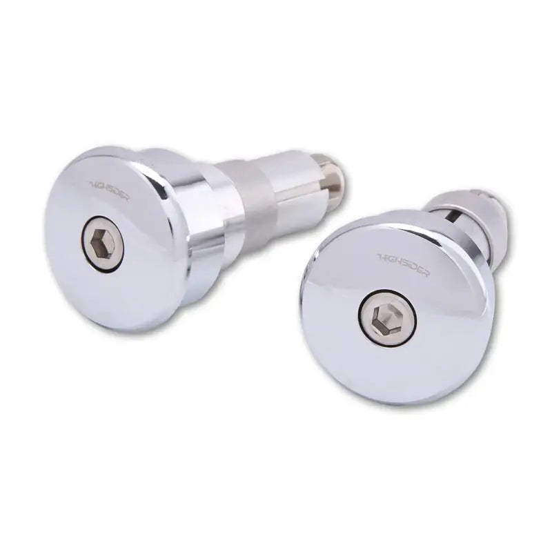 HIGHSIDER Curve Bar Ends Chrome Pair for Powersports