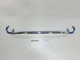 Chrome strut tower bar with blue brackets for Toyota RAV4 front strut tower bar