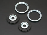 Metal and black rubber washers for Cusco rear differential mounting collar upgrade