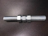 Threaded metal rod with three hex nuts for Cusco Service Turn Buckle strut bar