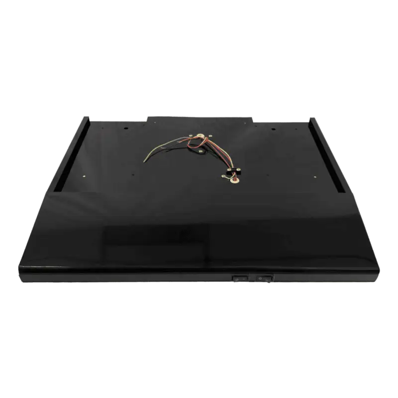 CXW-30-CZ01 Furrion Llc Greystone 22' Super Slim Range Hood with sleek black design, showcasing compact and space-saving features, and efficient ventilation system.