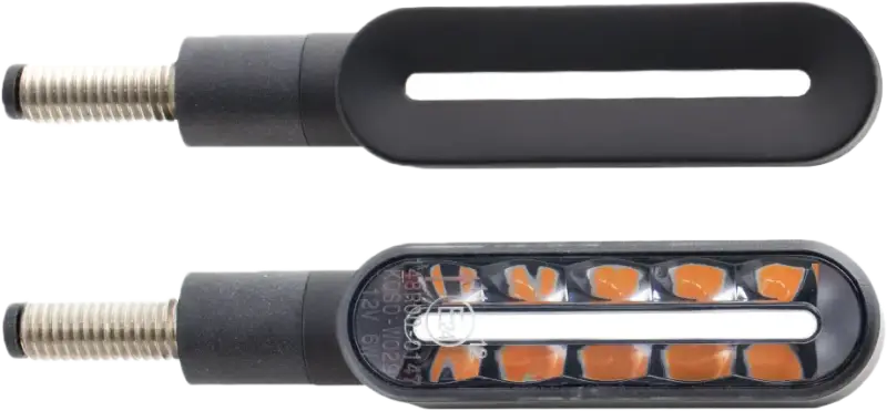 Cyclone Led Turn Signals Sequential Black Pair - RV and Auto Parts