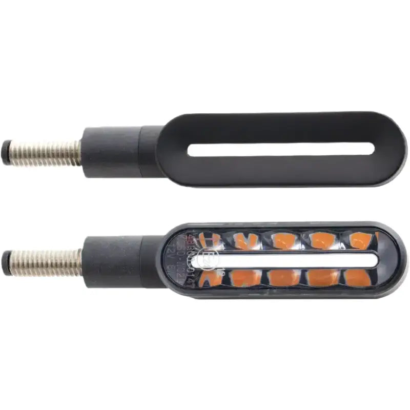 Cyclone Led Turn Signals Sequential Black Pair - RV and Auto Parts