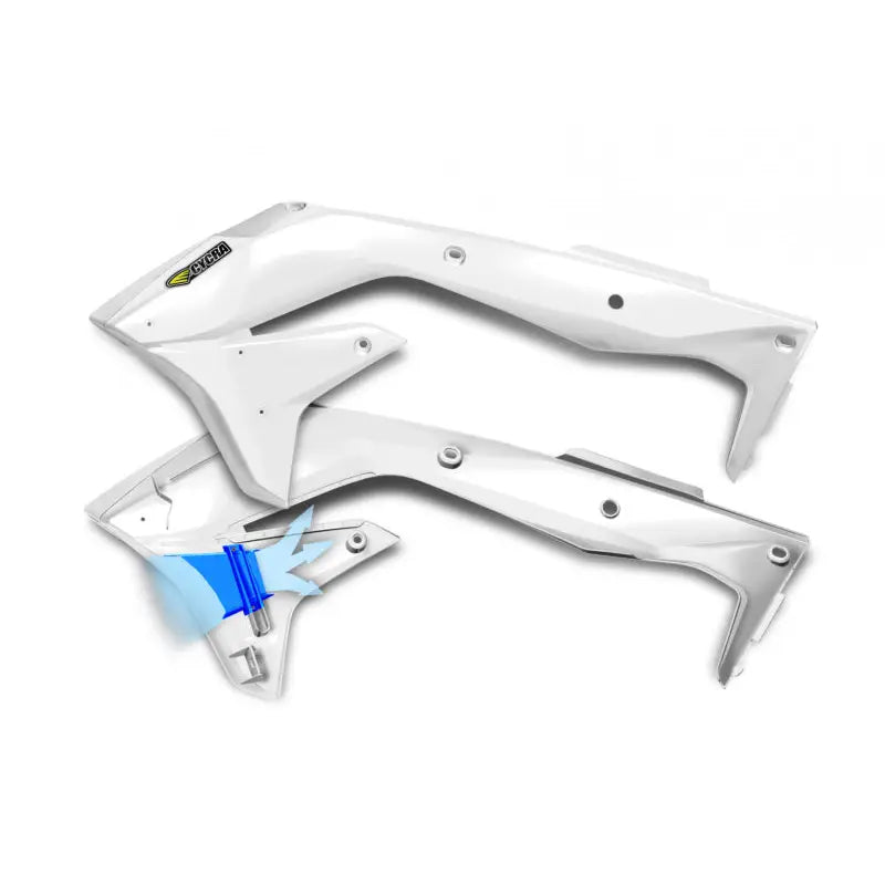 Cycra 1CYC-1867-42 Cycra 16-18 Kawasaki KX450F Powerflow Radiator Shrouds - White