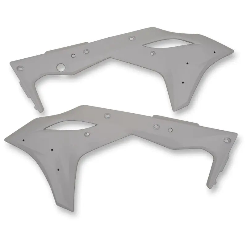 Cycra 1CYC-1868-42 Cycra 17-20 Kawasaki KX250F Powerflow Radiator Shrouds - White