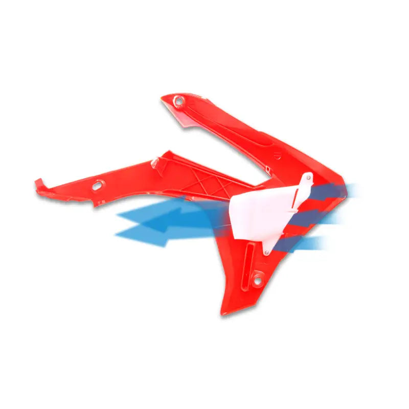 Cycra 1CYC-1887-33 Cycra 14-17 Honda CRF250R Powerflow Radiator Shrouds - Red