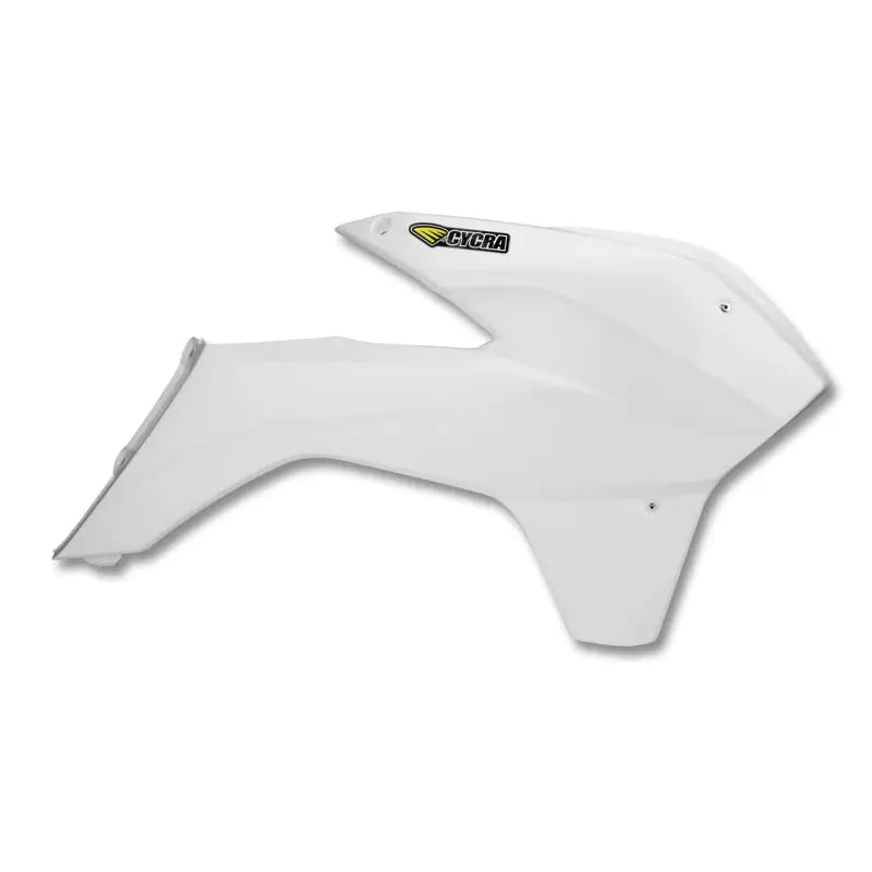 Cycra 1CYC-1899-42 Cycra 13-15 KTM 125 SX Powerflow Radiator Shrouds - White