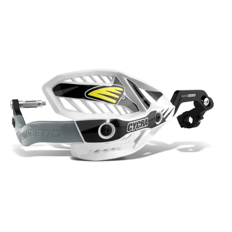 Cycra 1CYC-7407-12X Cycra CRM Ultra 7/8 in. Clamp w/White Shields/Black Covers