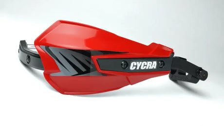 Cycra Vortex Hand Guard/w Universal U-Clamps - GG Red - Cycra