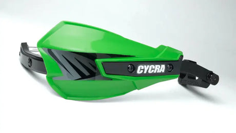 Cycra Vortex Hand Guard/w Universal U-Clamps - Green - Cycra