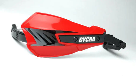 Cycra Vortex Hand Guard/w Universal U-Clamps- Red - Cycra