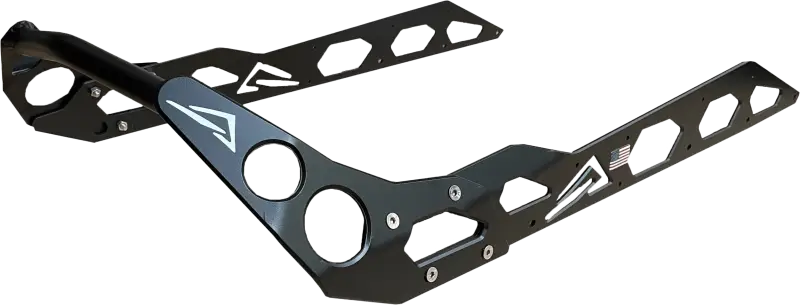 D-SDRB600-FBK Spg Rear Bumper Flat Black S/D 146 Inch - RV and Auto Parts