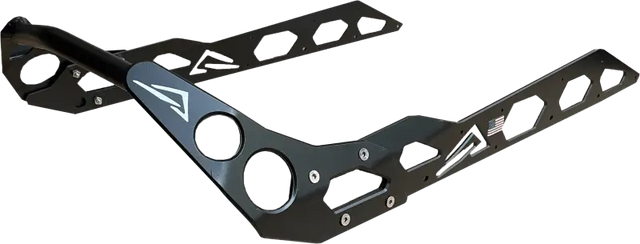 D-SDRB600-FBK Spg Rear Bumper Flat Black S/D 146 Inch - RV and Auto Parts