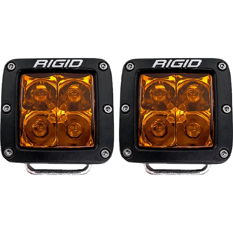RIGID D Series Spot Amber Pro Pair for Powersports