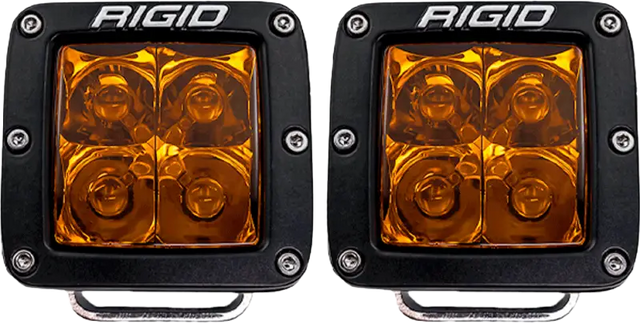 RIGID D Series Spot Amber Pro Pair for Powersports