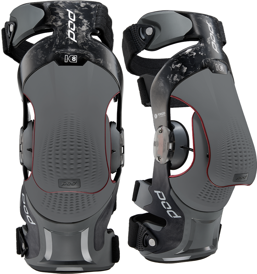 K8 3.0 Knee Brace Carbon (Pr) Carbon/Graphite Lg - POD