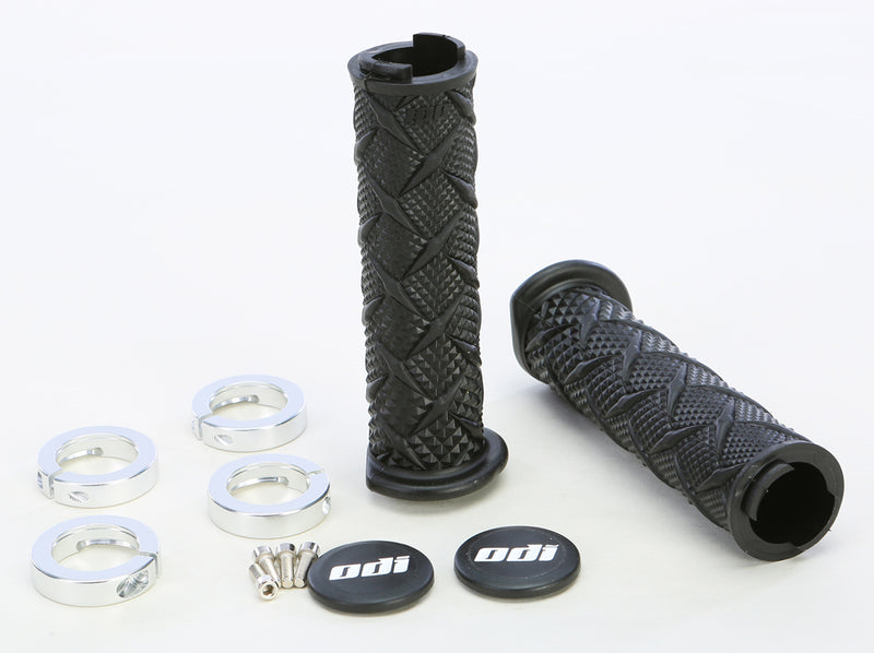 Atv X Treme Lockon Grip Black/Silver