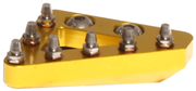 RFX Rear Brake Tip CNC Replacement Foot Controls FXRB 90101 99YL - Yellow Solid