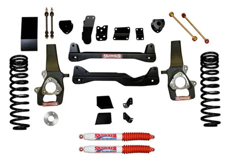 Skyjacker 4' Kit D1440SSK-B for 2014 Ram 1500 Ecodiesel, enhancing off-road performance and ground clearance with superior strength and durability. Suspension,AVADA - Best Sellers,Must Haves