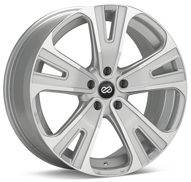 Enkei 475-285-1240SM Enkei Universal SVX Truck & SUV 20x8.5 +40mm Offset 5x120 Bolt 72.6mm Bore Silver Machined Wheel