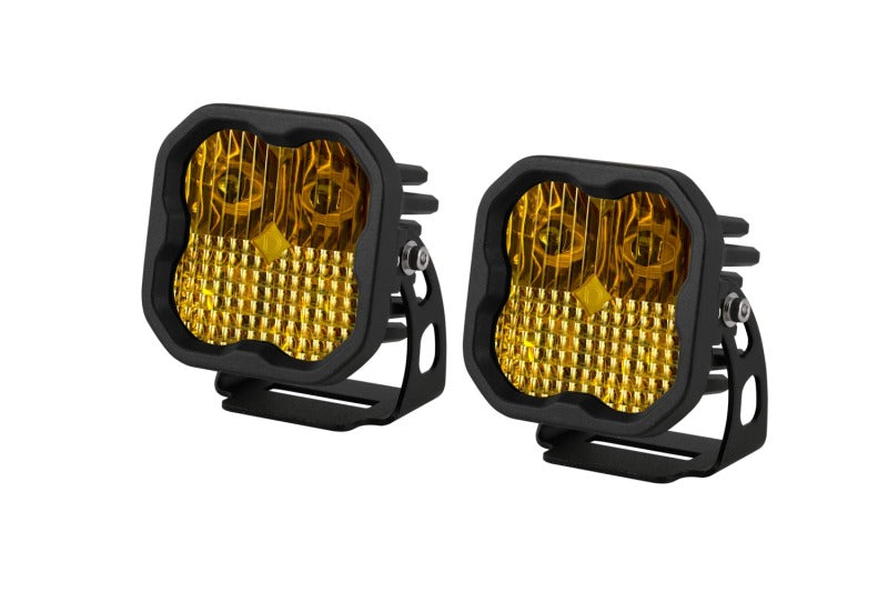 Diode Dynamics SS3 LED Pod Sport - Yellow Combo Standard (Pair) - DD6480P