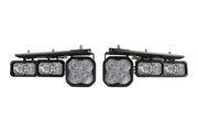 Diode Dynamics 2021 Ford Bronco Stage Series Fog Pocket Kit - White Pro - DD7180