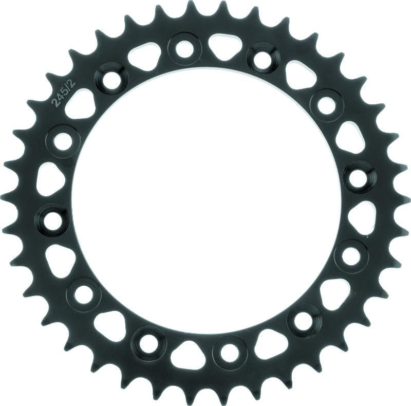 Bike Master 965105 BikeMaster Honda Rear Steel Sprocket 520 38T - Black - 965105