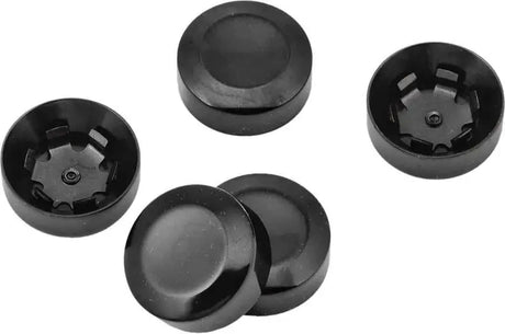 D26-0152B Rear Sprocket Bolt Cover W/Spring Clips Black