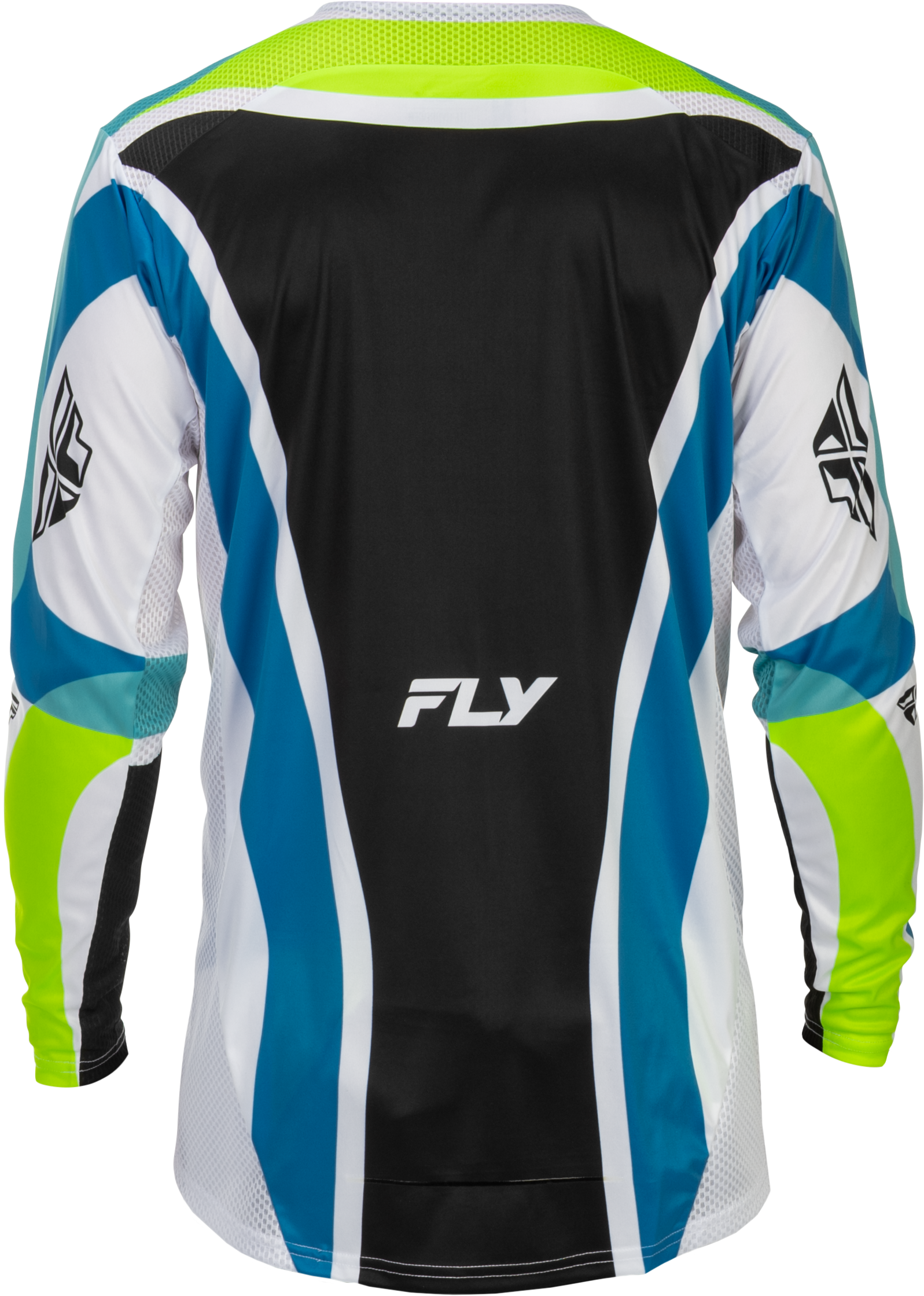 Lite Le Current Jersey White/Lime/Blue Sm