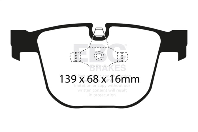 EBC UD919 EBC 08-10 BMW M3 4.0 (E90) Ultimax2 Rear Brake Pads - UD919