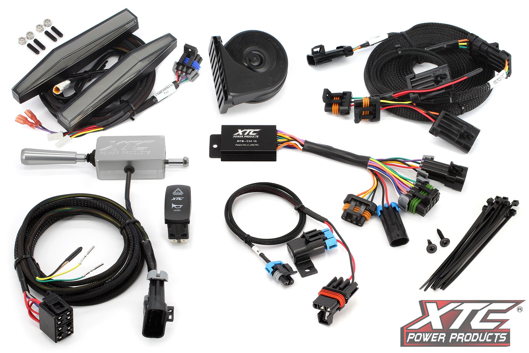 XTC Power Products Auto Turn Signal KIT W Illumination ATS-L-POL-X24-DRL - Lever Front Drl Lights