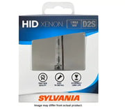 Sylvania HID lamp D2S headlight bulb in packaging for brighter night driving