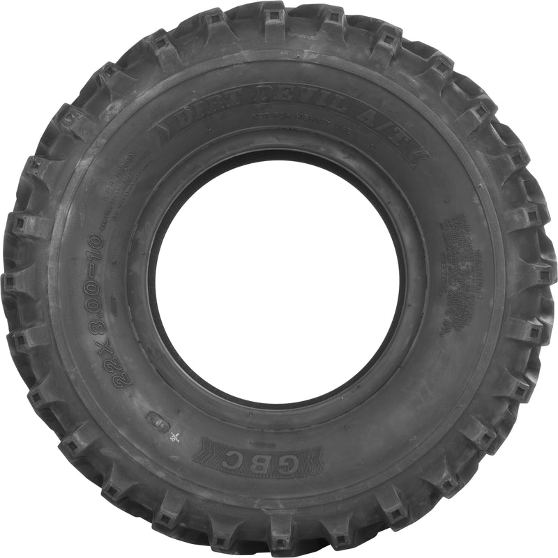 Tire Dirt Devil A/T Front 25x8 12 Bias Lr340lbs