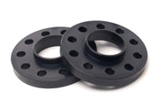 H&R 3655665SW H&R Trak+ 18mm DR Wheel Spacer Bolt Pattern 5/112 Center Bore 66.5 Bolt Thread 14x1.5 - Black - 3655665SW