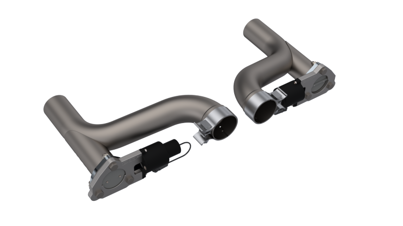 QTP 500110 QTP 10-15 Chevrolet Camaro SS 6.2L 2.5in 304SS Aggressor Cutout Dual Mid Pipes