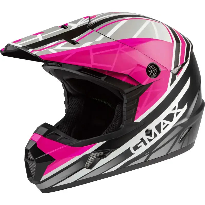 GMAX D3461347 Mx 46 Off Road Mega Helmet Matte Black/Neon Pink Xl