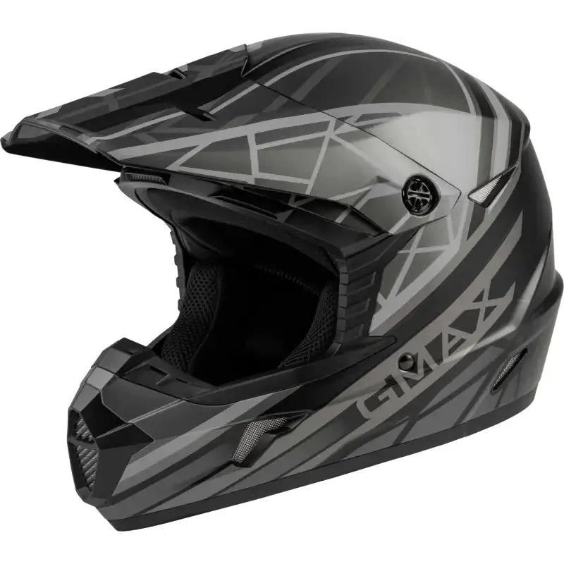 GMAX D3461506 Mx 46 Off Road Mega Helmet Matte Black/Grey Lg