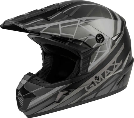 GMAX D3461506 Mx 46 Off Road Mega Helmet Matte Black/Grey Lg
