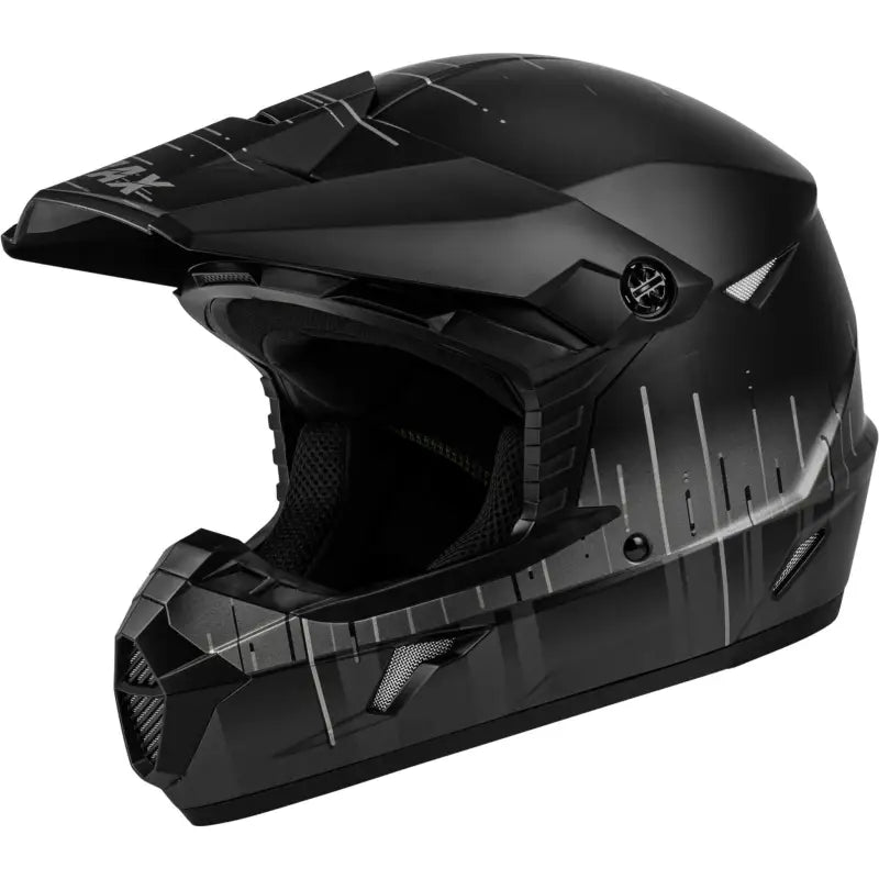 GMAX D3463075 Mx 46 Frequency Off Road Helmet Matte Black/Grey Md