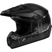 GMAX D3465070 Youth Mx 46y Frequency Offroad Helmet Matte Black/Grey Ys