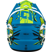 D3465181 Youth Mx 46y Unstable Helmet Matte Blue/Green Ym - MX-46Y
