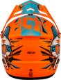 D3465211 Youth Mx 46y Unstable Helmet Hi Vis Orange/Blue Ym - MX-46Y