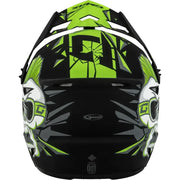 D3465220 Youth Mx 46y Unstable Helmet Matte Black/Green Ys - MX-46Y