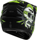D3465220 Youth Mx 46y Unstable Helmet Matte Black/Green Ys - MX-46Y