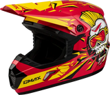 D3465230 Youth Mx 46y Unstable Helmet Red/Yellow Ys - MX-46Y