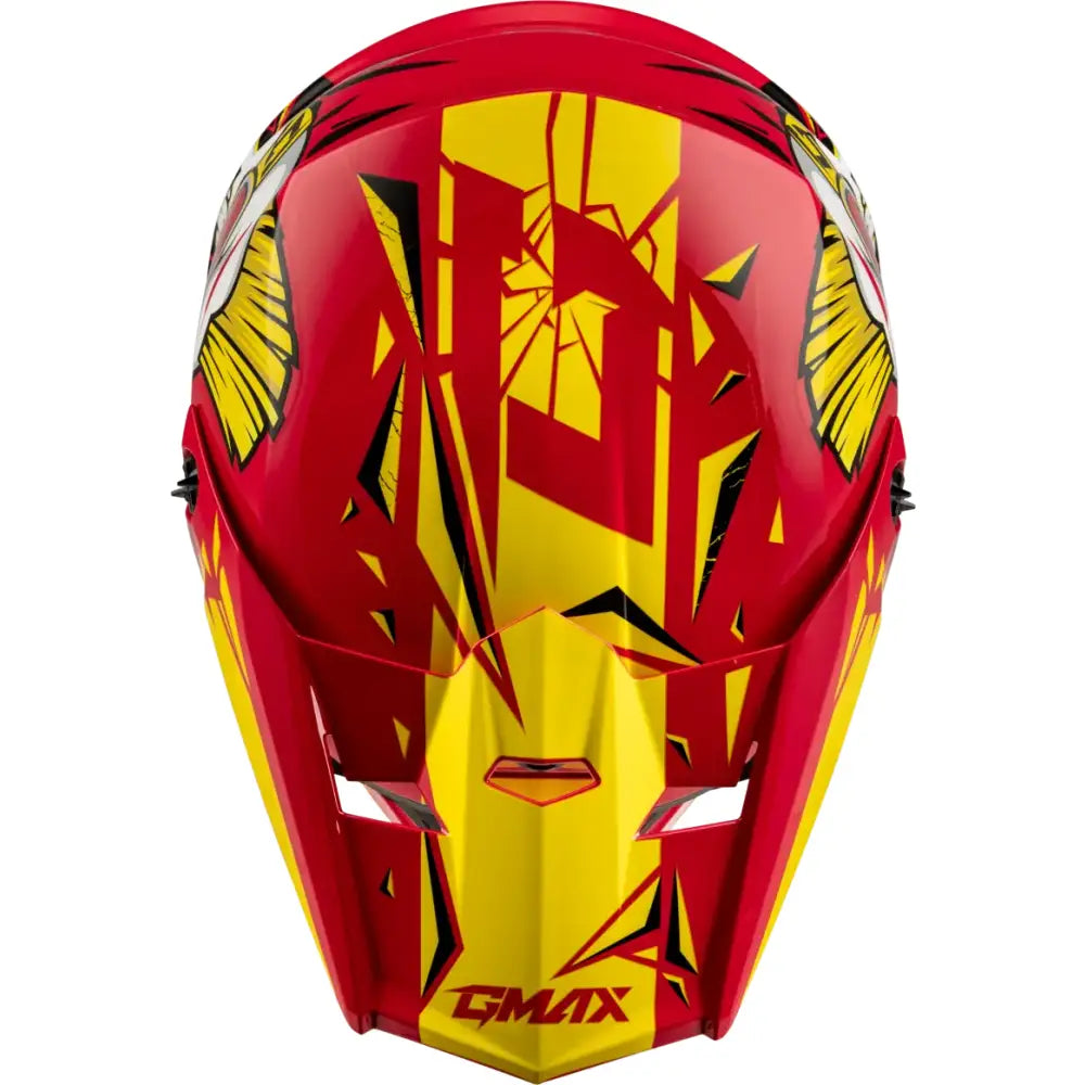 D3465231 Youth Mx 46y Unstable Helmet Red/Yellow Ym - MX-46Y