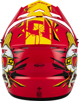 D3465231 Youth Mx 46y Unstable Helmet Red/Yellow Ym - MX-46Y