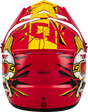 D3465232 Youth Mx 46y Unstable Helmet Red/Yellow Yl - MX-46Y